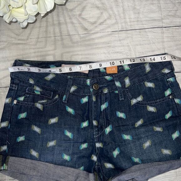 Anthropologie | Anthro Pilcro & the Letterpress Stet Art Brushstroke Print Short - Picture 4 of 7